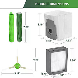 Acheter Pièces de rechange compatibles avec IRobot Roomba I & E Series I7 + I3 + I3 + I4 I6 + I8 + E5 E6 E7 robotique