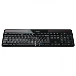 LOGITECH - Clavier sans fil solaire K750 - AZERTY - Noir