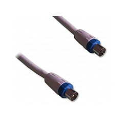 Cable TV 9,5mm mâle / femelle , série PRO, câble 17 VatC, 3m00