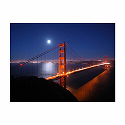 Paris Prix Papier Peint Golden Gate Bridge de Nuit 154 x 200 cm