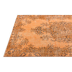 Vidal Tapis de laine 216x112 orange Ultra Vintage pas cher