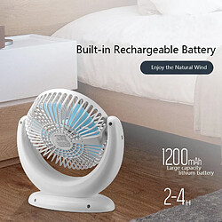 Acheter Universal Ventilateur de bureau USB de refroidissement portable 3 vitesses Mini-ventilateur personnel avec 90 angles de rotation réglables, bureau