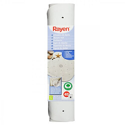 Avis Tapis de douche - Carré - Caoutchouc - 45 cm - Blanc - RAYEN