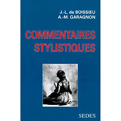 Commentaires stylistiques - Occasion