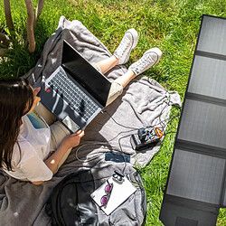 Avis Agfa Photo AgfaPhoto Solar Panel SP120 - Panneau Solaire Mobile 120W Mono 18V World Wide 10 Edition - Noir