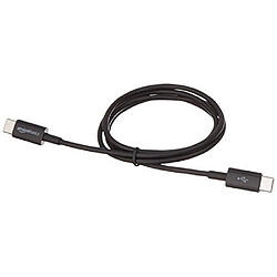 Basics Câble USB Type-C vers USB Type-C 2.0 - 0,9 m - Noir pas cher