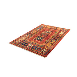 Vidal Tapis de laine 166x109 rouge Kashkuli pas cher