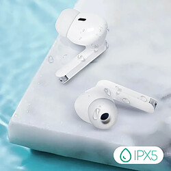 Avizar Ecouteurs Sans Fil Bluetooth Oreillettes Intra-auriculaires Dock de charge Blanc pas cher