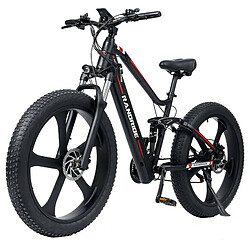 Vélo électrique RANDRIDE YX90M, gros pneu 26'', moteur sans balais 1000 W, batterie 48 V 13,6 Ah