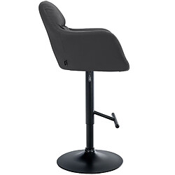 Avis Non Tabouret de bar Natoma simili cuir noir