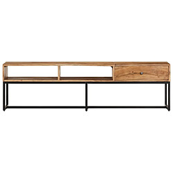 Maison Chic Meuble TV scandinave - Banc TV pour salon 160x30x45 cm Bois d'acacia massif -MN29682