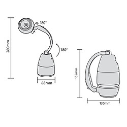 Avis Lampe LED Maclean MCE294 3en1, camping, lampe de bureau, lampe de poche, 1W, 60-200lm, Cold White 6000K, alimentation 3xAA 1.5V,