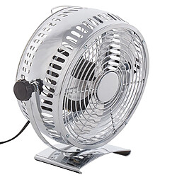 Beliani Ventilateur de table RIBBLE Argenté pas cher