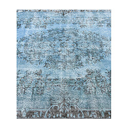 Acheter Vidal Tapis de laine 279x163 Bleu Ultra Vintage