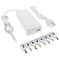 Adaptateur d'alimentation pour ordinateur portable InLine® 90W USB 100 - 240V blanc incl. 8 astuces 