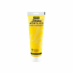 Pebeo Peinture acrylique transparente - Jaune azo - 250 ml