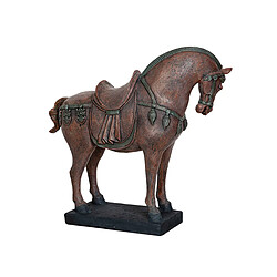 Figurine Décorative Romimex Marron Résine Cheval 39 x 36 x 16 cm