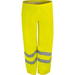 Pantalon de pluie Haute visibilité JAUNE Taille M, jaune