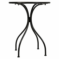 Ensemble Table + 2 Chaises Alexandra House Living Noir 60 x 75 x 60 cm pas cher