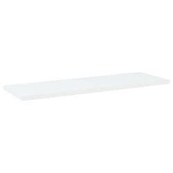 vidaXL Panneaux de bibliothèque 4 pcs blanc bois d’ingénierie