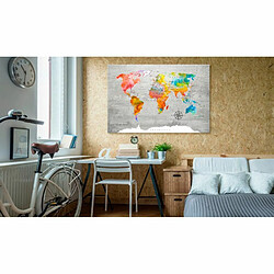 Paris Prix Tableau Imprimé Multicolored Travels 40 x 60 cm