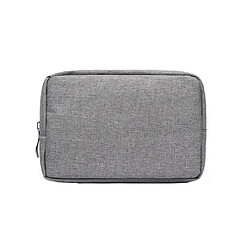 Wewoo Sacoche Pack d'alimentation pour sac de rangement câble de données chargeur de casque multifonctionneltaille S17 x 11,5 x 5,5 cm Gris