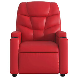 Acheter Maison Chic Fauteuil de massage inclinable,Fauteuil luxe de relaxation rouge similicuir -MN20273