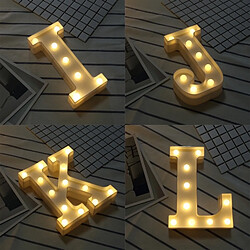 Acheter Wewoo Guirlande Lumière anglaise décorative de forme de lettre de l'alphabet X, sèche chaude de vacances de LED