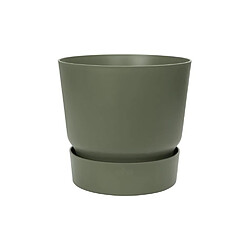 ELHO Pot de fleurs rond Greenville 47 - Extérieur - Ø 47 x H 44,1 cm - Vert feuille