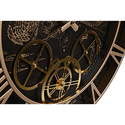 Avis Horloge Murale DKD Home Decor Avion Verre Doré Fer Brun foncé (52 x 5 x 52 cm)