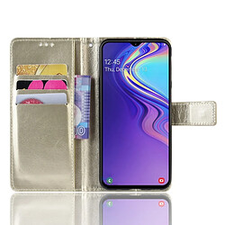 Acheter Wewoo Housse Coque en cuir à rabat horizontal pour Crazy Horse Texture pour Galaxy M20, avec porte-cartes (dans l'or)