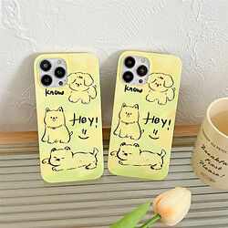 Avis GUPBOO Étui pour iPhone13 Chiot endormi simple étui de téléphone portable dessin animé silicone