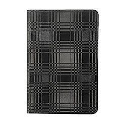 Zenus Avoc Mono Check Diary Etui pour iPad Mini 3/Mini Retina Noir