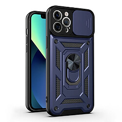 Coque en TPU antichute avec béquille bleu pour votre Apple iPhone 13 Pro 6.1 pouces