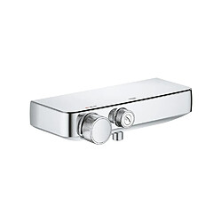 GROHE Mitigeur thermostatique douche Grohtherm SmartControl 34719000- Porte-savon -Limiteur de température-Economie d'eau- Chrome