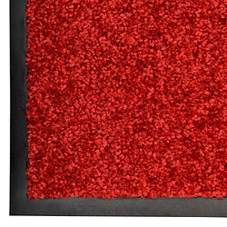 Decoshop26 Paillasson lavable Rouge 90x150 cm DEC023187 pas cher