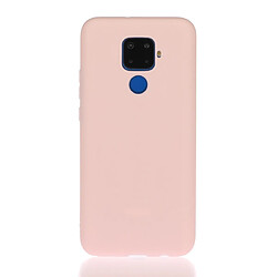 Wewoo Coque Souple Pour Huawei Mate 30 Lite TPU Candy Color Rose