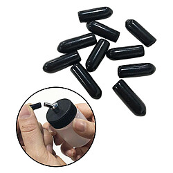 10 pièces Aérographe Bouteilles Bouchons Bouchons de Pot Versez Couvre Siphon Adaptateur Liqueur Couvre bon pour protéger votre peinture d'être sec