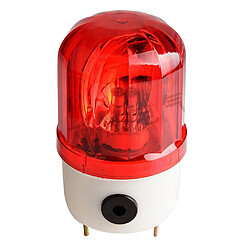 LED avertisseur lumineux clignotant alarme sonore tournante w / bas boulon AC110V