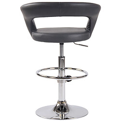 Non Tabouret de bar Jaen simili cuir pas cher