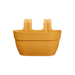 Balconnière en plastique Elho Vibia Campana Easy Hanger Medium jaune miel - 36 x 24 x 26,5 cm