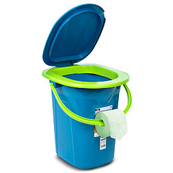 Avis Toilette touristique camping portable GreenBlue GB320 Turquoise-Citron