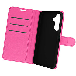 Avizar Etui Samsung A54 5G portefeuille Fuchsia