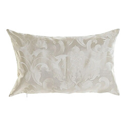 Coussin DKD Home Decor Beige Polyester Aluminium Traditionnel