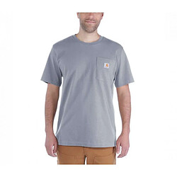 Tee-shirt CARHARTT Poche poitrine - Taille M - Gris - 103296