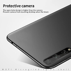 Wewoo Coque Pour Huawei Enjoy 10s Frosted PC Ultra-slim Hard Case Black pas cher