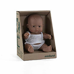 Miniland Educational - PoupAe bAbA nouveau-nA fille latino-amAricaine (21cm, 8 28)