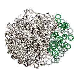 Avis 50 Ensembles Creux Cinq Griffes De Bouton Griffes Bouton Pression Attaches En Fer Vert