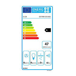 Hotte décorative inclinée 60cm 495m3/h blanc - PRF0166930 - ELICA