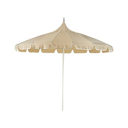 Beliani Parasol de jardin d 245 cm beige MINOA